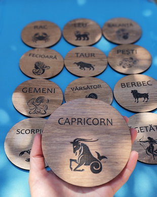 Set de 12 suporturi de pahare