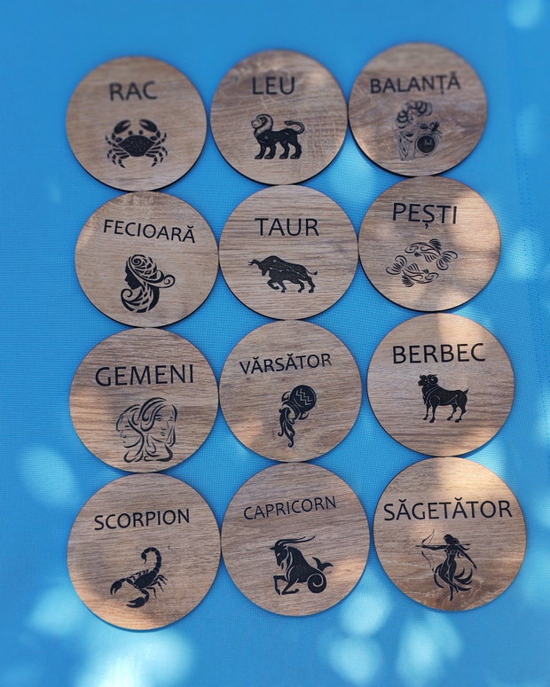 Set de 12 suporturi de pahare