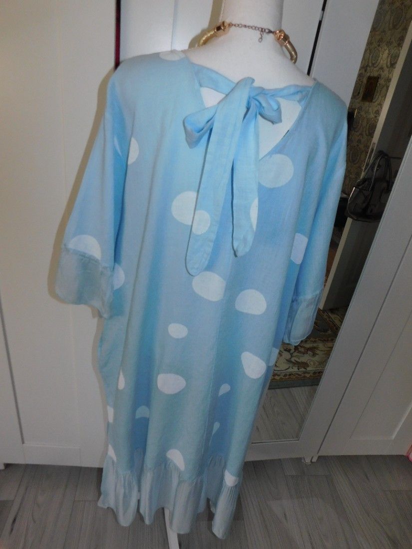 Rochie noua Italia, in, masura 50 - 52, volanr matase naturala