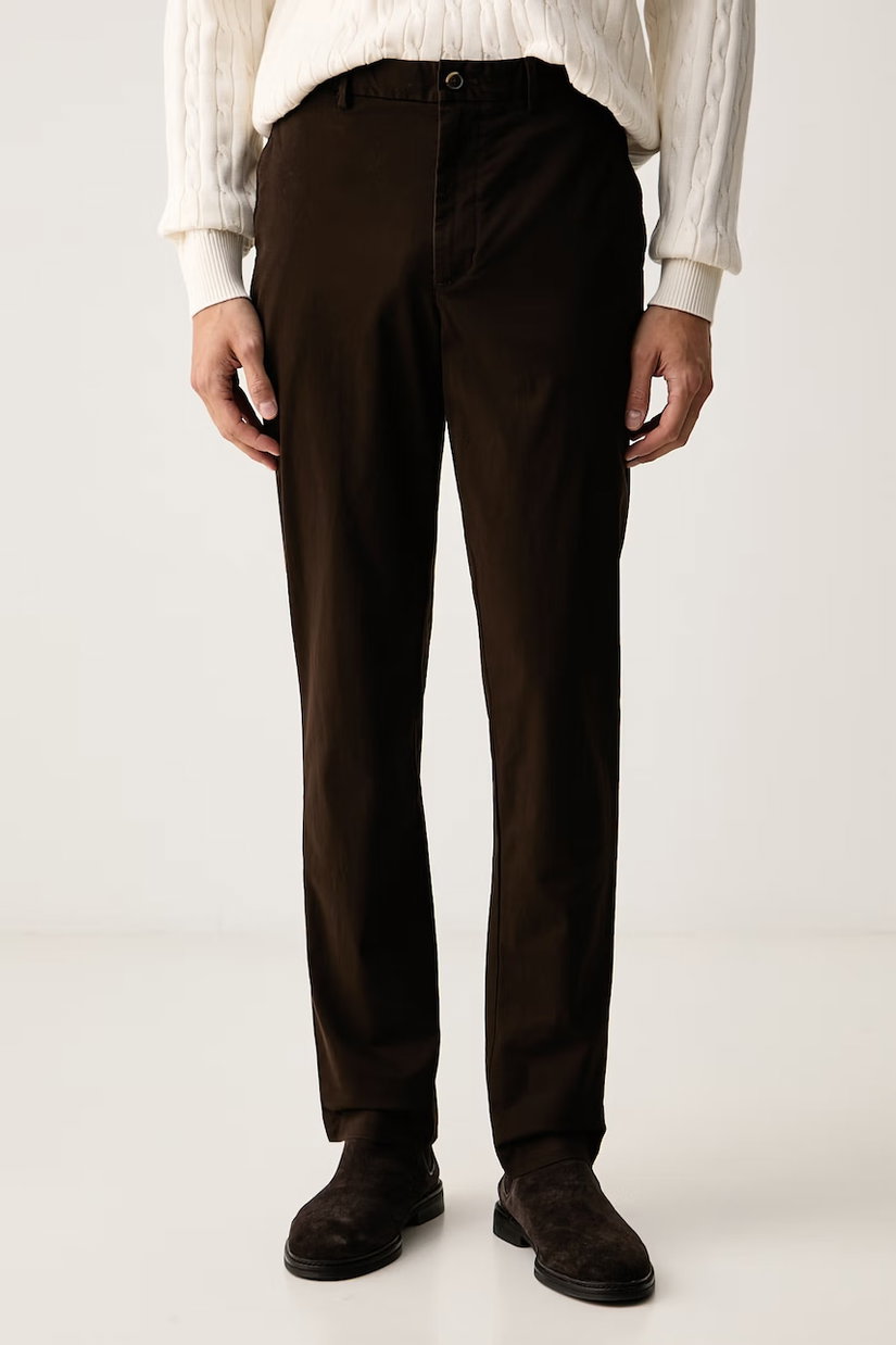 Tommy Hilfiger pantaloni chinos pentru bărbați din bumbac cu elastan