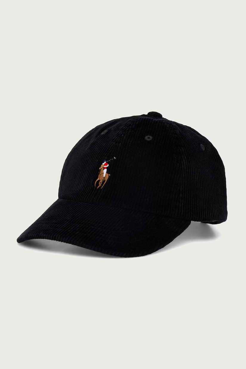 Polo Ralph Lauren șapcă pentru femei din catifea reiată