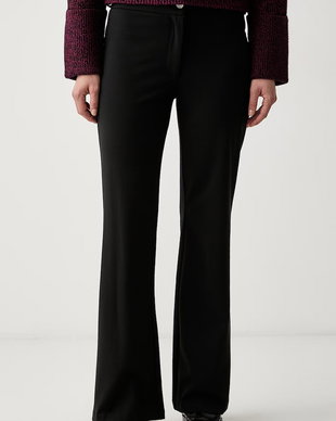 DKNY pantaloni pentru femei cu bumbac