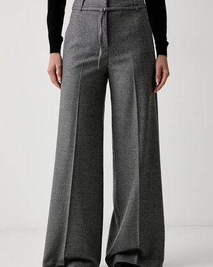 Paul&Shark pantaloni de costum pentru femei cu lână