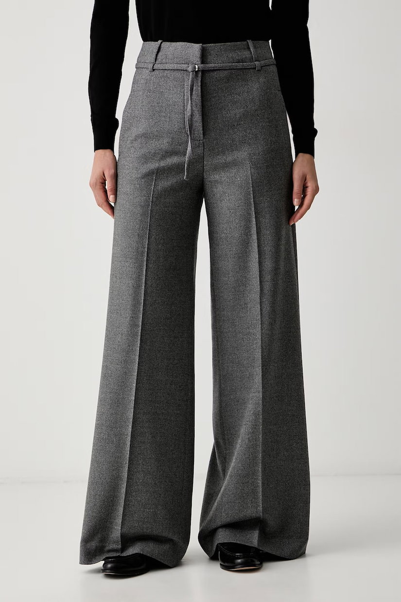 Paul&Shark pantaloni de costum pentru femei cu lână