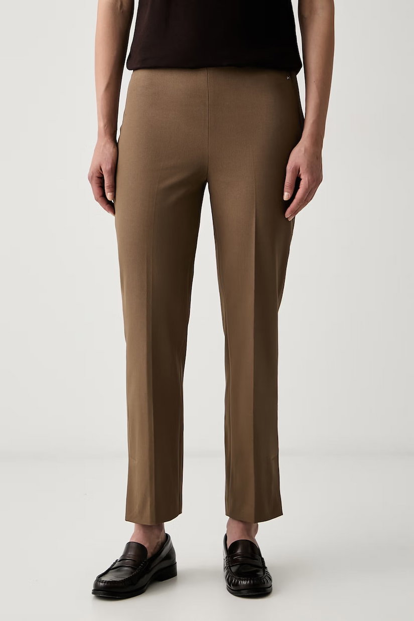 Tommy Hilfiger pantaloni straight pentru femei din bumbac cu elastan