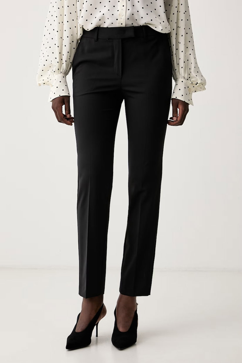 Marella pantaloni slim fit pentru femei cu lână MLLWHISKY