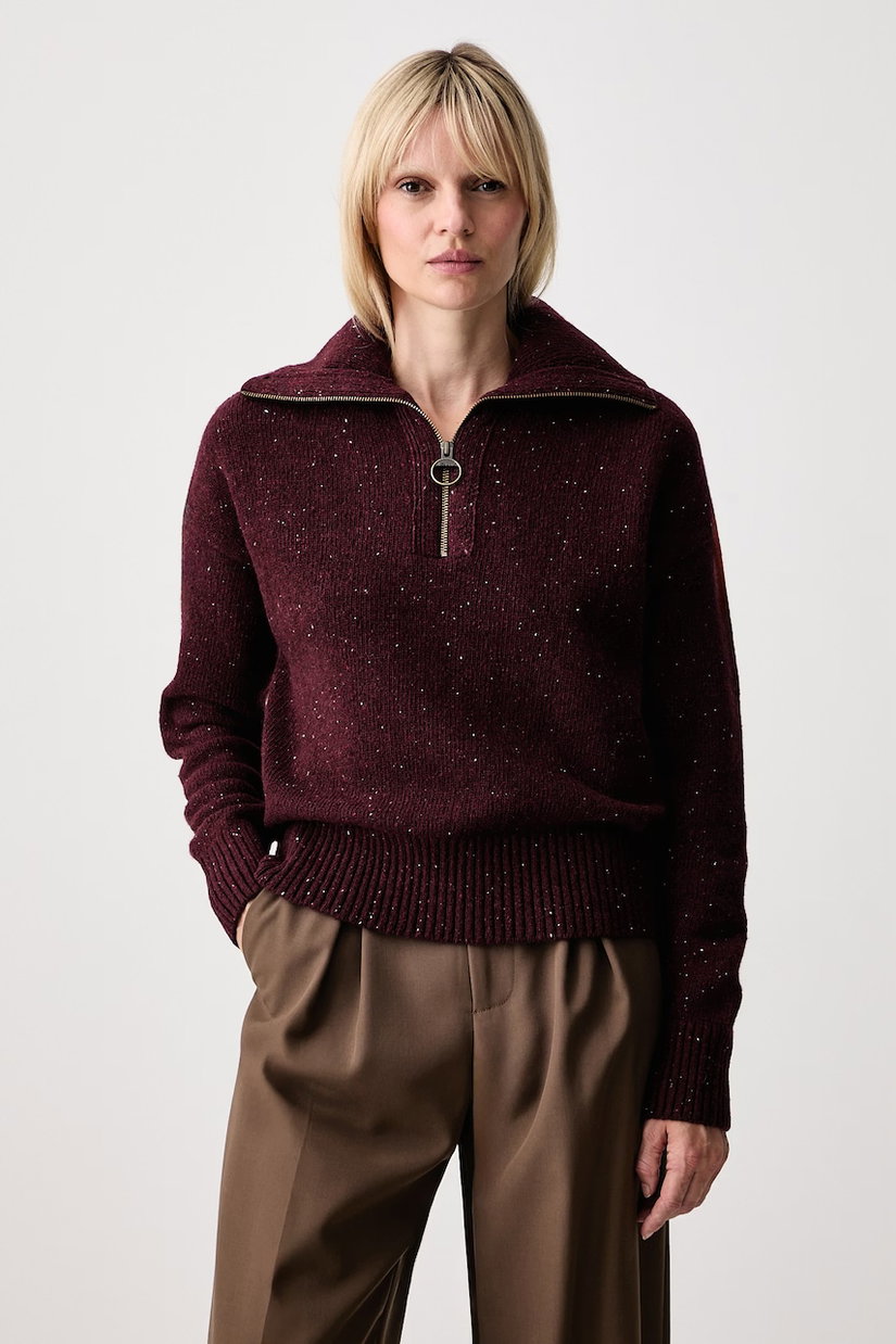 Barbour pulover pentru femei cu lână