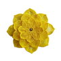 Brosa Dalie Brodata pe Organza