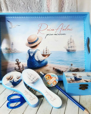Set personalizat pentru taiere mot - tema marina
