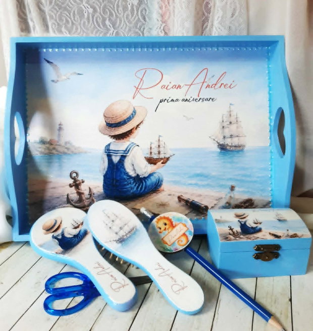 Set personalizat pentru taiere mot - tema marina