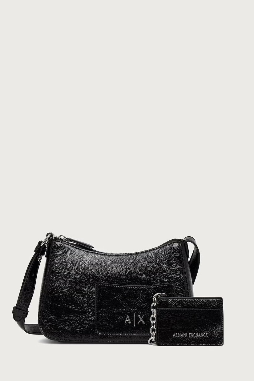 Armani Exchange hobo bag pentru femei cu imitație de piele