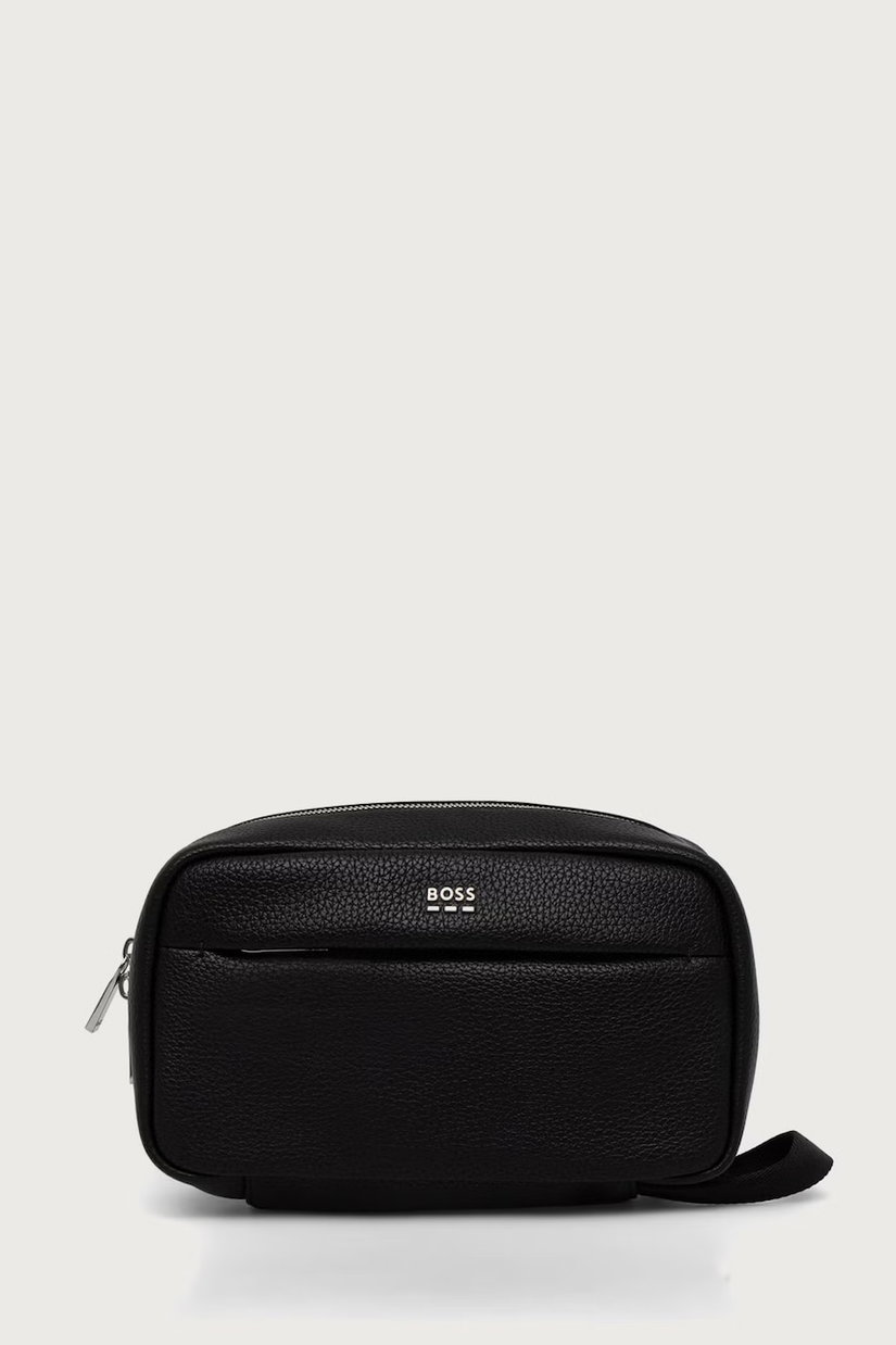 BOSS trusă cosmetică pentru bărbați cu imitație de piele Ray EVO_Washbag