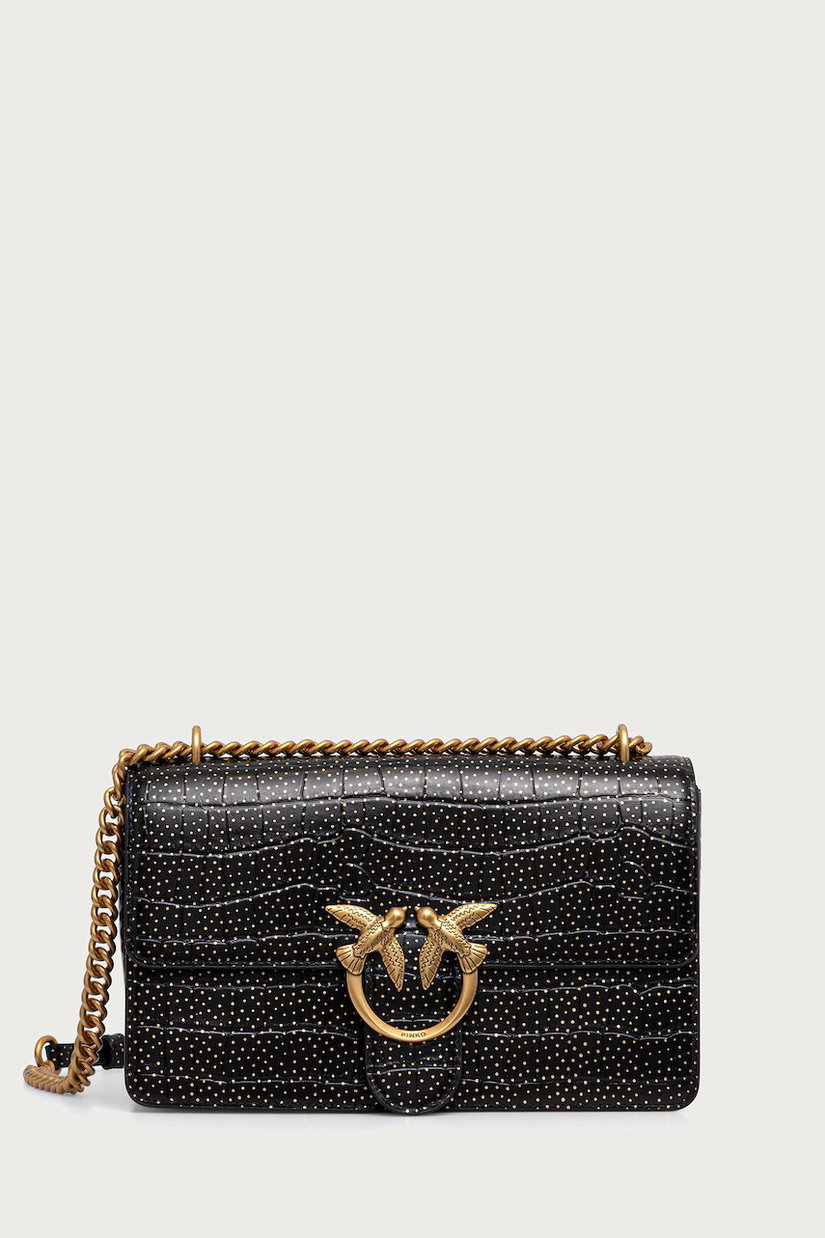 Pinko geantă crossbody pentru femei din piele