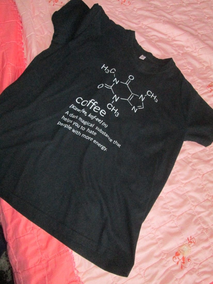 tricou negru simpatic M