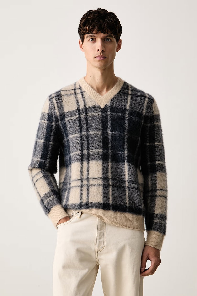 Barbour pulover pentru bărbați cu lână Hunham