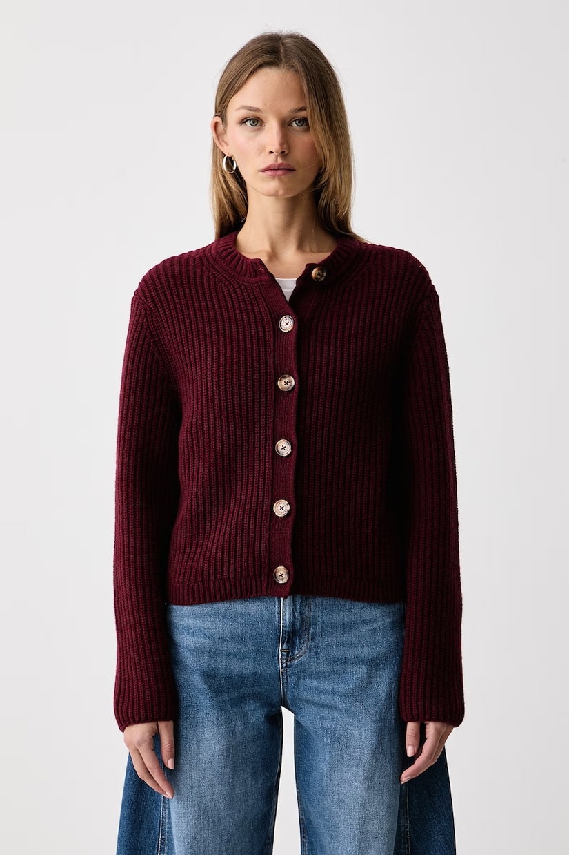 Barbour cardigan pentru femei cu lână Adalyn