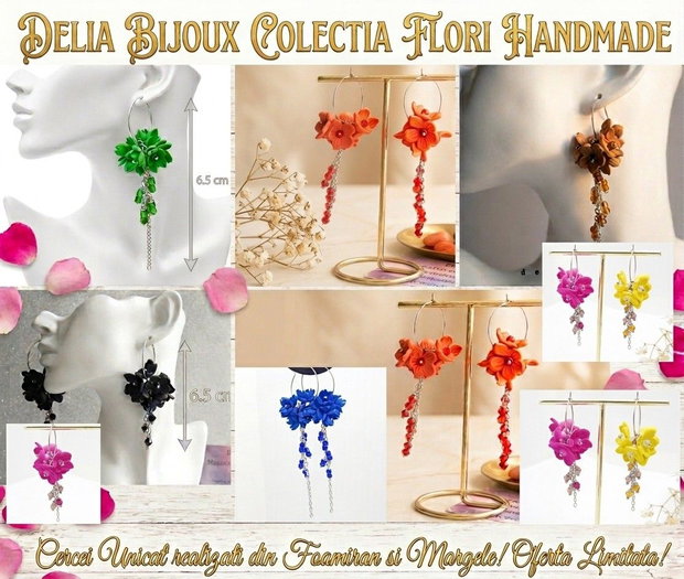 Mystery Box Delia Bijoux  Set 3 Perechi Cercei Statement (cod1468)