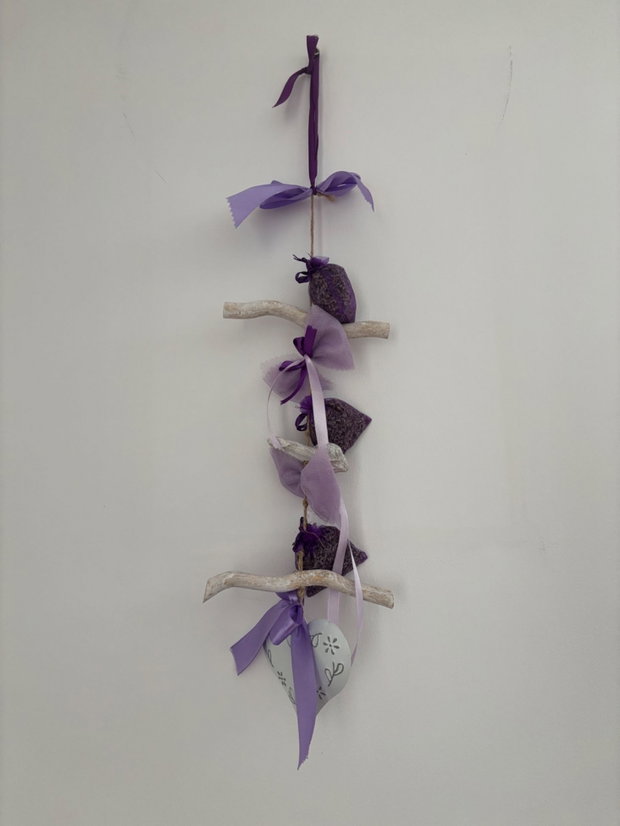 Agățătoare parfumată cu lavandă handmade