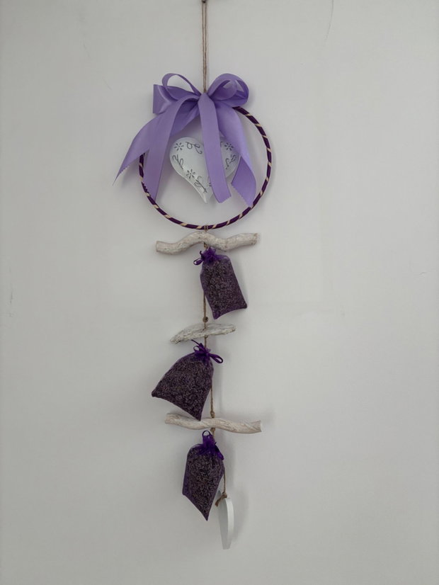 Agățătoare parfumată cu lavandă handmade