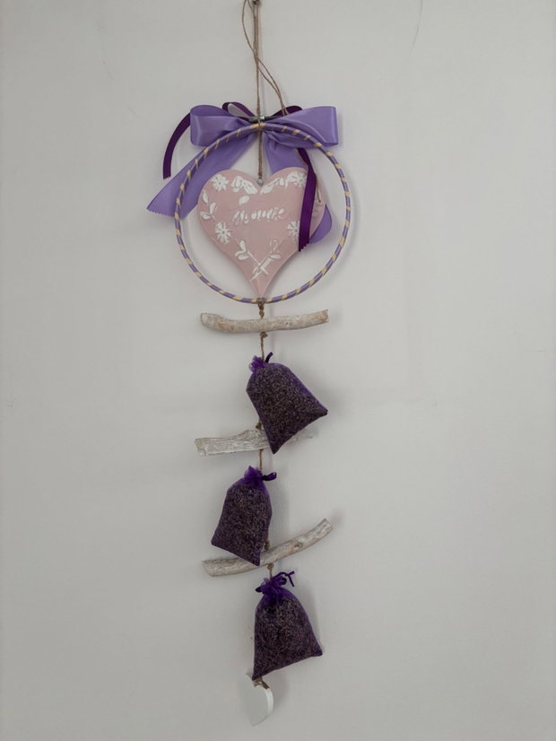 Agățătoare parfumată cu lavandă handmade