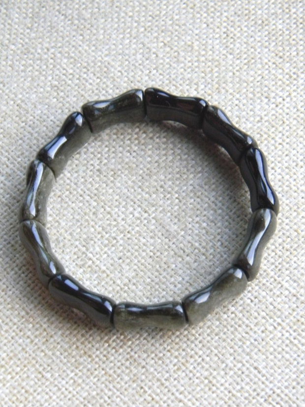 Bratara obsidian (AV40)