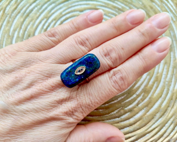 Inel lapis lazuli