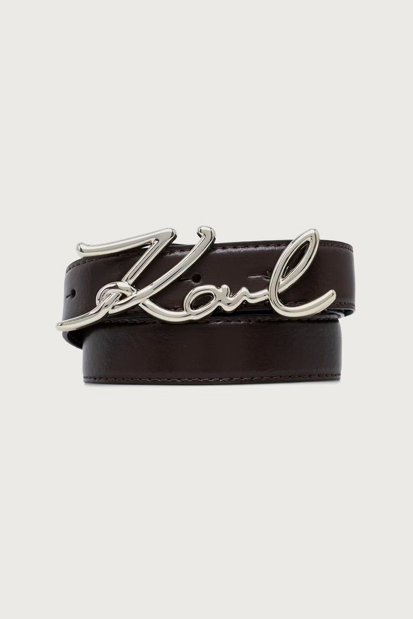Karl Lagerfeld curea pentru femei din piele K/SIGNATURE