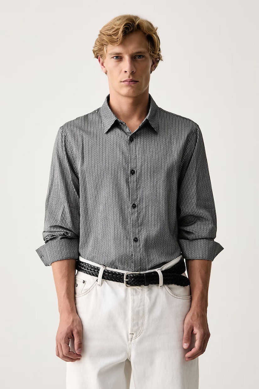 Armani Exchange cămașă pentru bărbați, din bumbac