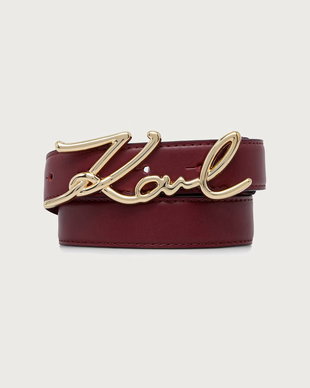 Karl Lagerfeld curea pentru femei din piele K/SIGNATURE