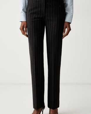Twinset pantaloni pentru femei cu bumbac