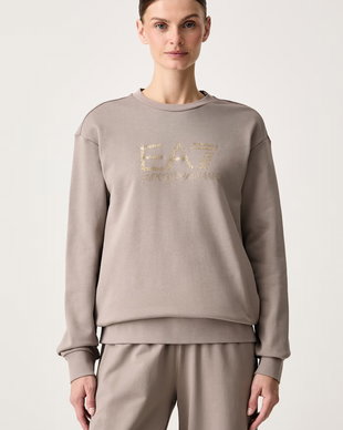 EA7 Emporio Armani hanorac pentru femei cu bumbac