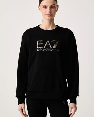 EA7 Emporio Armani hanorac pentru femei cu bumbac