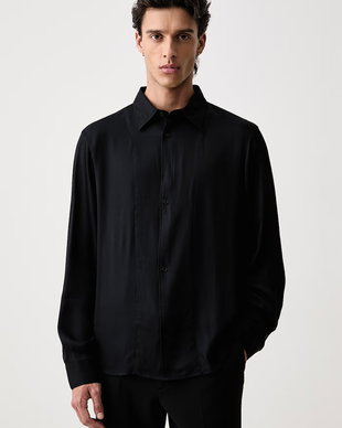 Armani Exchange cămașă pentru bărbați din vâscoză