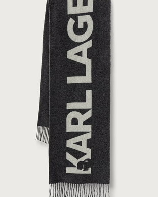 Karl Lagerfeld fular pentru femei cu lână K/ESSENTIAL