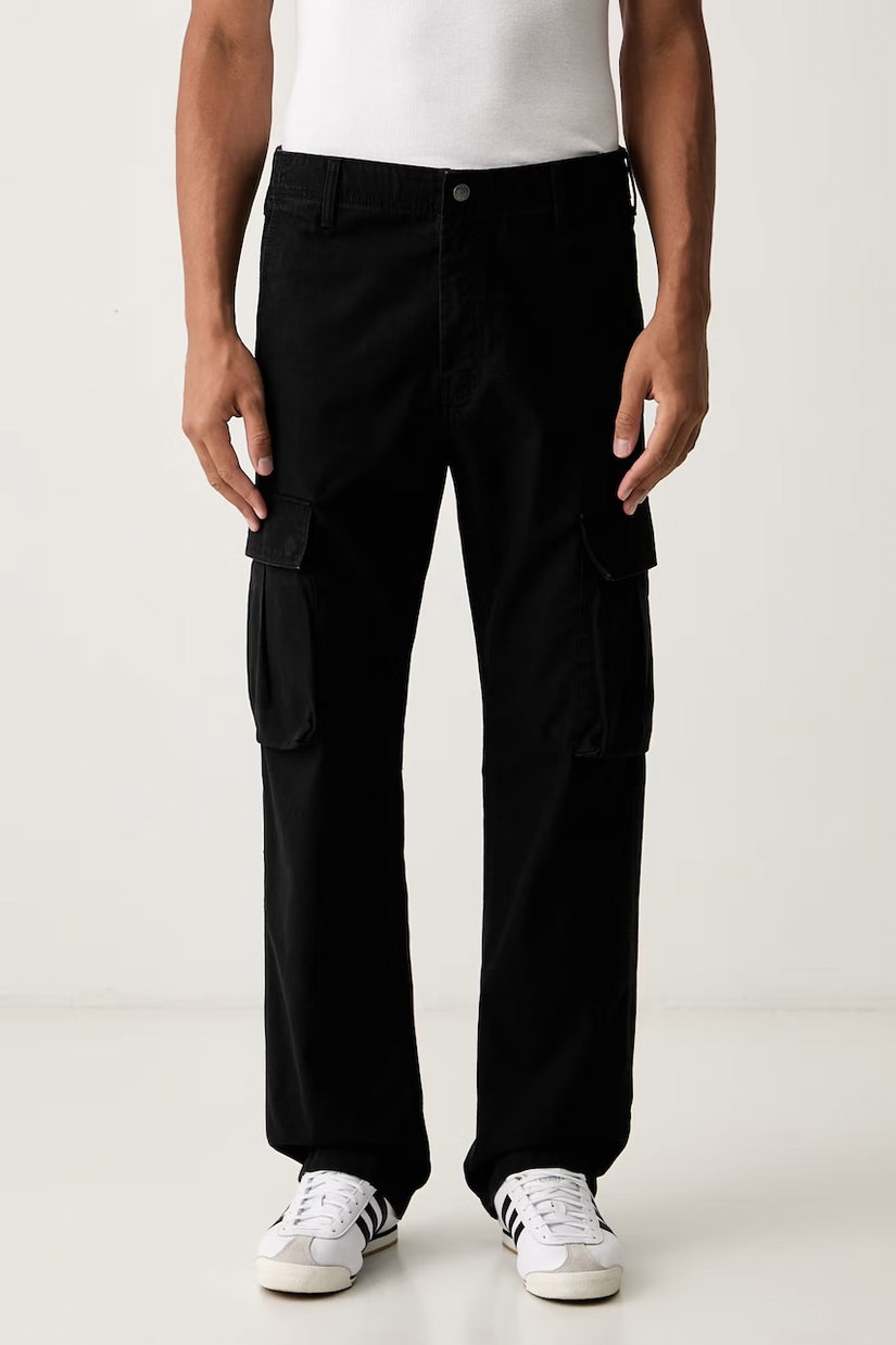 Tommy Jeans pantaloni cargo pentru bărbați din bumbac