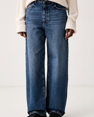 Patrizia Pepe blugi relaxed fit pentru femei
