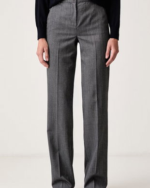 Marella pantaloni straight pentru femei cu amestec de lână MLSNEMBO