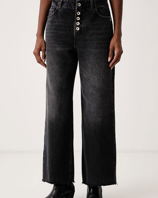 Patrizia Pepe blugi wide leg pentru femei