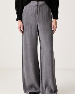 iBlues pantaloni straight pentru femei cu lyocell IBLQUINTO