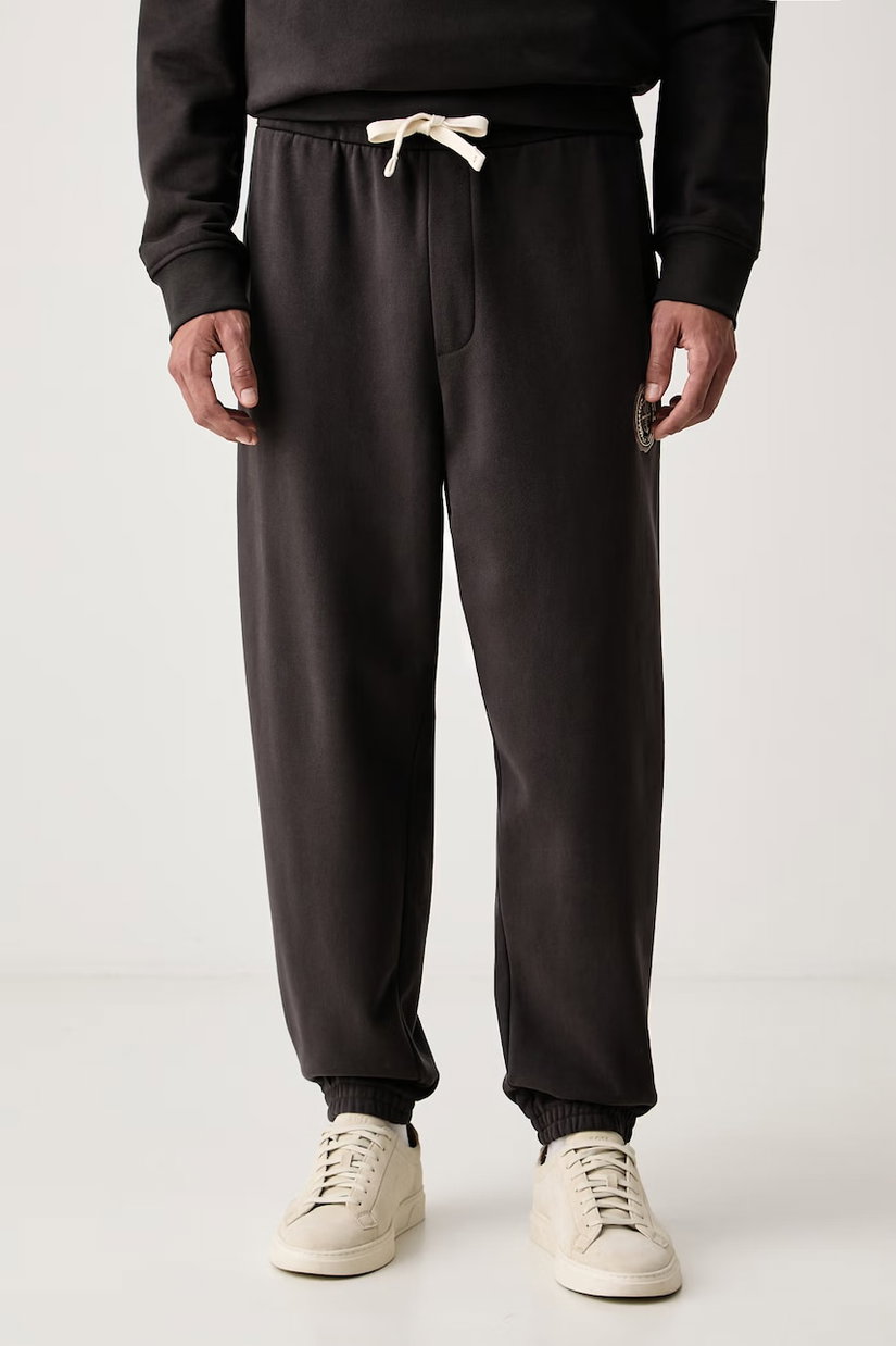 Armani Exchange pantaloni de trening pentru bărbați din bumbac cu elastan
