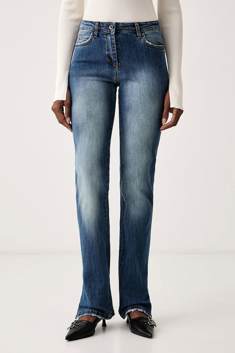 Patrizia Pepe blugi bootcut pentru femei