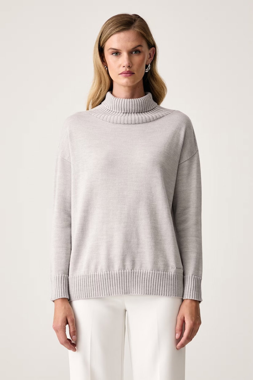MM by Max Mara pulover cu guler înalt pentru femei din lână MMLMEANDRO