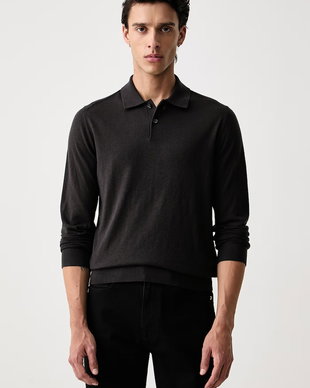 Armani Exchange pulover pentru bărbați cu amestec de lână