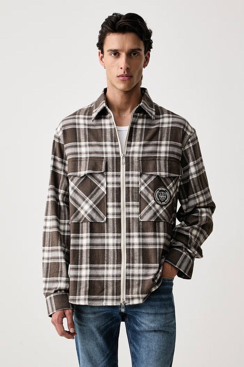 Armani Exchange cămașă pentru bărbați din bumbac