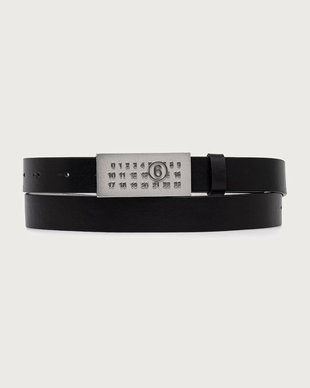 MM6 Maison Margiela curea reversibilă din piele