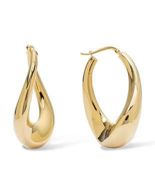 BERRIES cercei pentru femei argint placat cu aur Loop Earrings