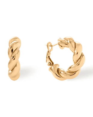 BERRIES cercei pentru femei argint placat cu aur Mini milan gold Earrings