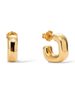 BERRIES cercei pentru femei argint placat cu aur Quadro earrings