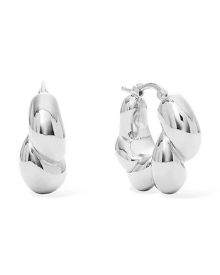 BERRIES cercei pentru femei din argint Row Silver Earrings