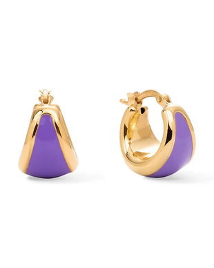 BERRIES cercei pentru femei argint placat cu aur Viva Lavender Earrings